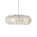 Williams Sonoma - Murano Round Petal Chandelier Clear